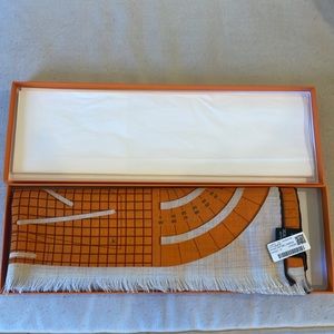 Hermes Cashmere and Silk Scarf/Wrap